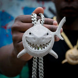 Iced Big Shark Pendant ZUU KING