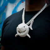Iced Big Shark Pendant ZUU KING