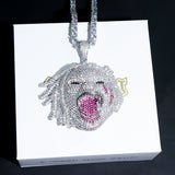 Iced Half Man Half Beast Pendant ZUU KING