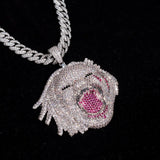 Iced Half Man Half Beast Pendant ZUU KING