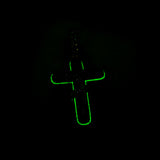 Iced Luminous Cross Jesus Pendant ZUU KING