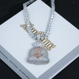 Iced Money Bag Pendant ZUU KING