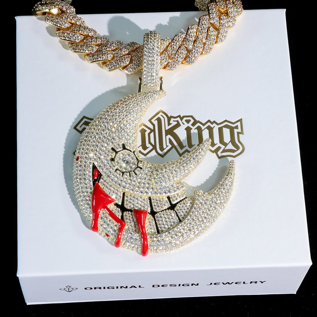 Iced Moon Pendant ZUU KING