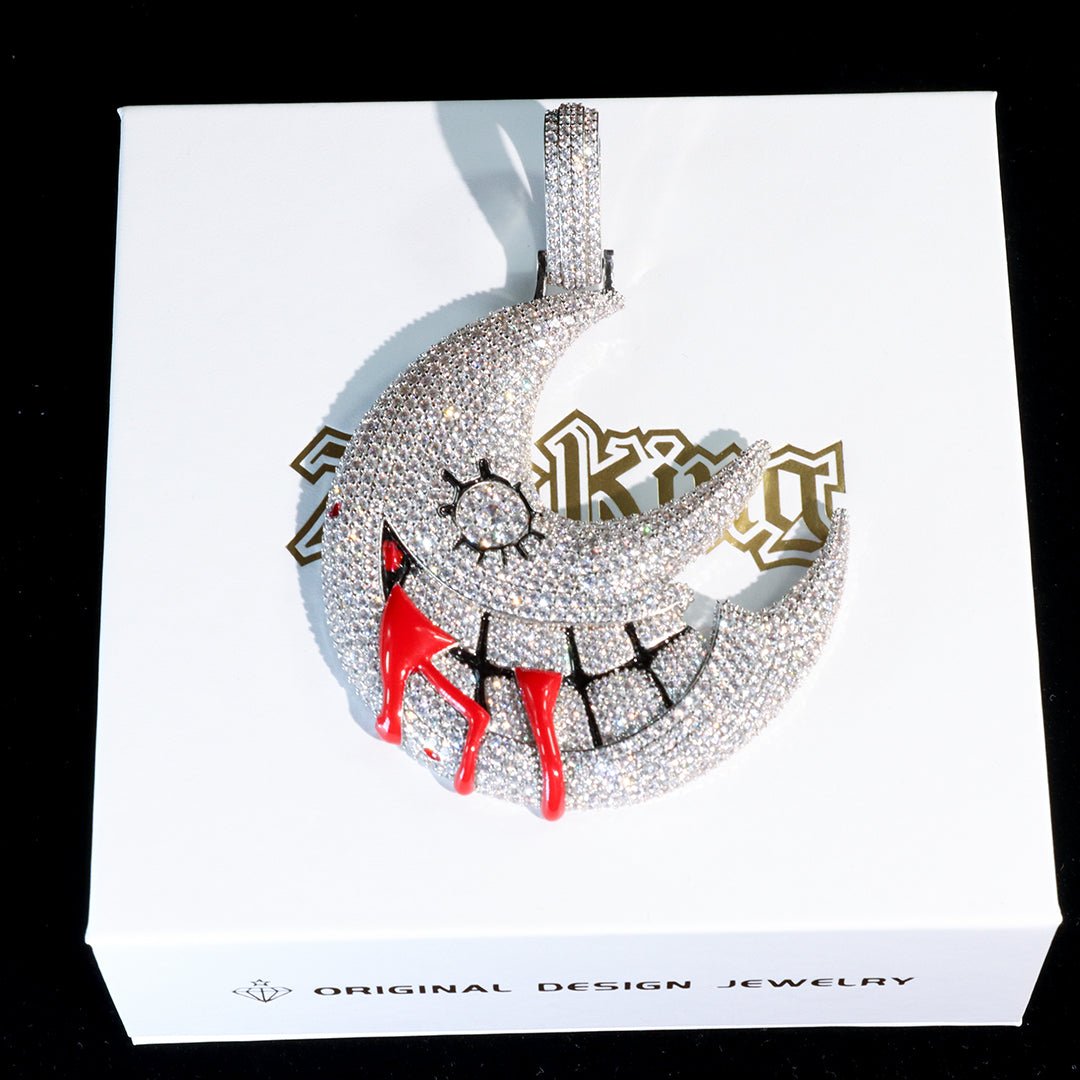 Iced Moon Pendant ZUU KING