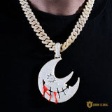 Iced Moon Pendant ZUU KING
