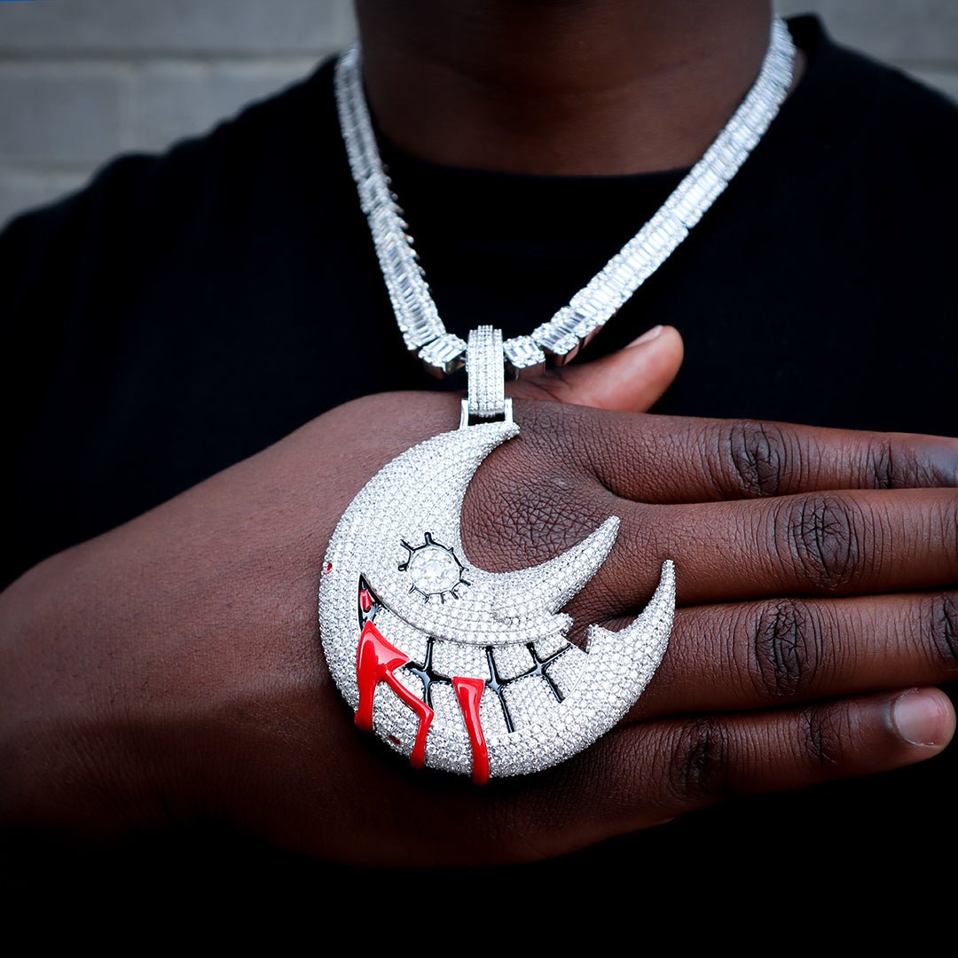 Iced Moon Pendant ZUU KING