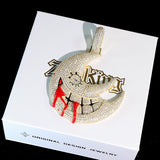 Iced Moon Pendant ZUU KING
