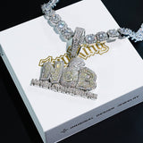 N&b Iced Purse Pendant ZUU KING