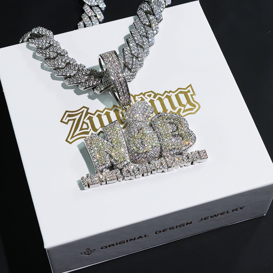 N&b Iced Purse Pendant ZUU KING