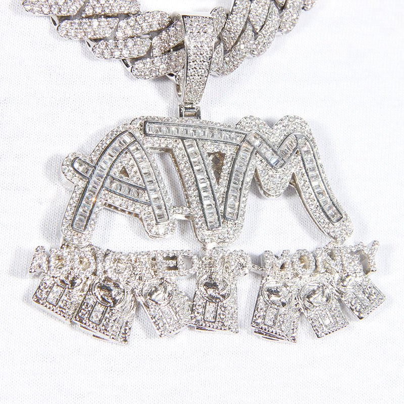 New Atm Iced Pendant ZUU KING