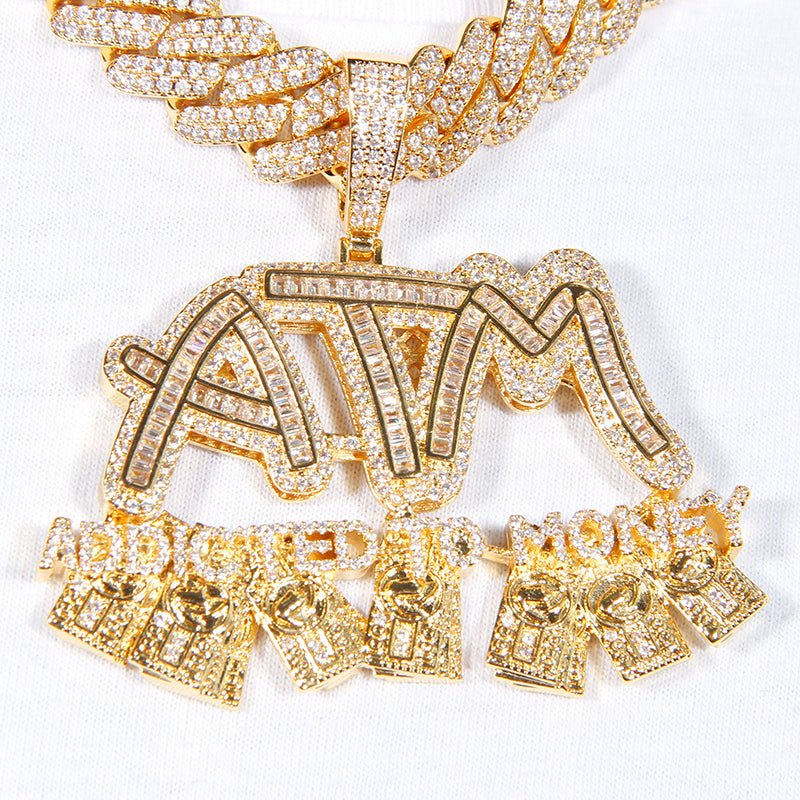 New Atm Iced Pendant ZUU KING