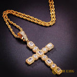 New Iced Aaa Cz Cross Pendant ZUU KING