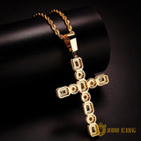 New Iced Aaa Cz Cross Pendant ZUU KING