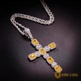 New Iced Aaa Cz Cross Pendant ZUU KING