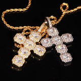 Round Diamond Cross Pendant ZUU KING