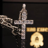 Solid  Cz Cross Pendant ZUU KING