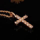 Solid  Cz Cross Pendant ZUU KING