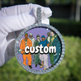 3d Custom Circle Picture Pendant ZUU KING