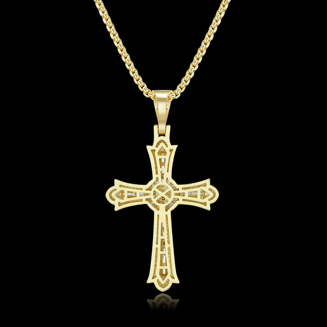 Jesus Baguette Cross Pendant ZUU KING