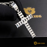 18k Gold Cz Cross Pendant ZUU KING