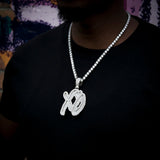 18k Gold Xo Pendant ZUU KING