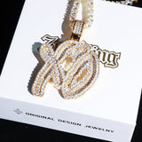 18k Gold Xo Pendant ZUU KING