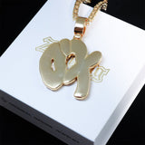 18k Gold Xo Pendant ZUU KING