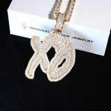 18k Gold Xo Pendant ZUU KING