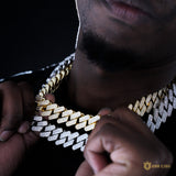 18mm 3-row Thickened Cuban Chain In 18k Gold ZUU KING