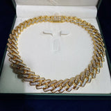 19mm French Creative Cuban Chain In 18k Gold ZUU KING