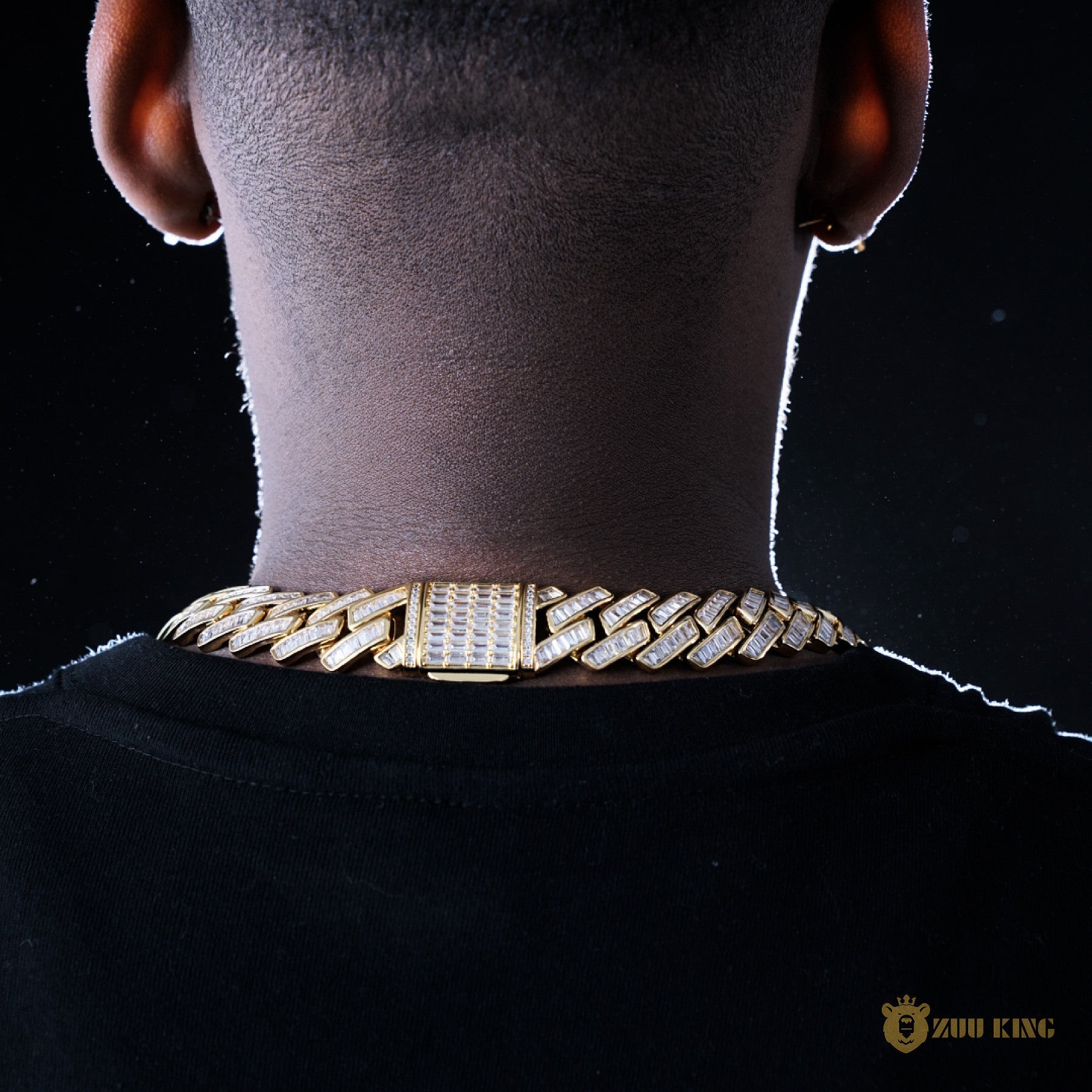 19mm French Creative Cuban Chain In 18k Gold ZUU KING