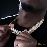 19mm French Creative Cuban Chain In 18k Gold ZUU KING