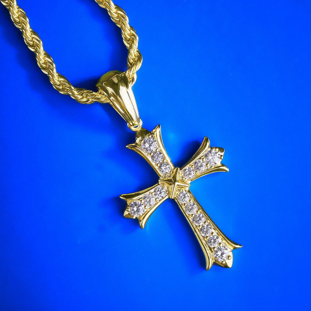 Retro Cross Pendant Necklace ZUU KING