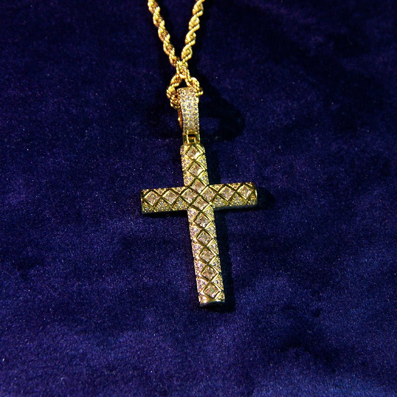 2022 New Iced Cross Pendant ZUU KING