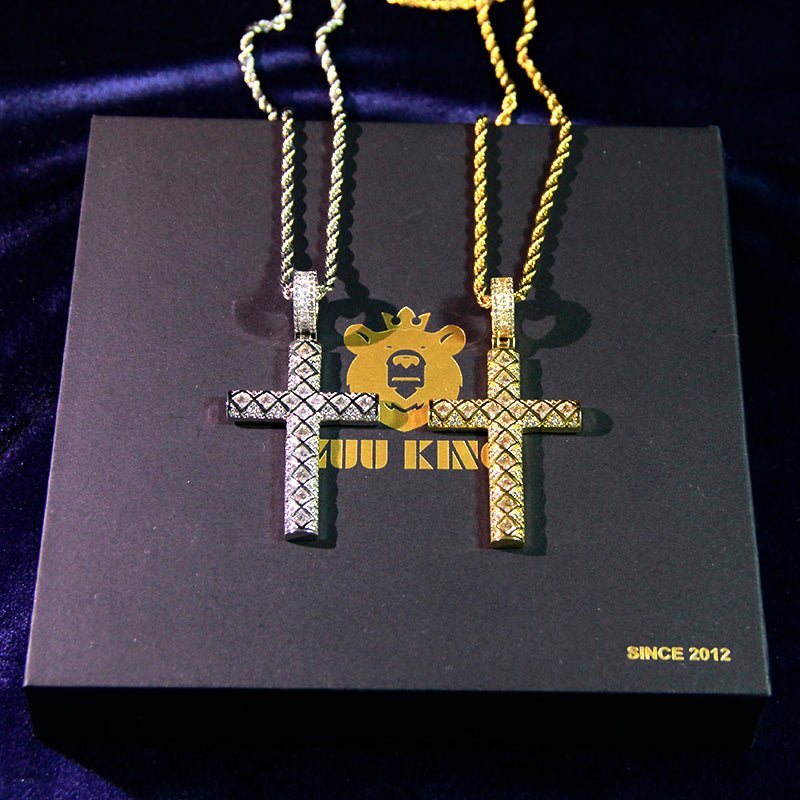 2022 New Iced Cross Pendant ZUU KING