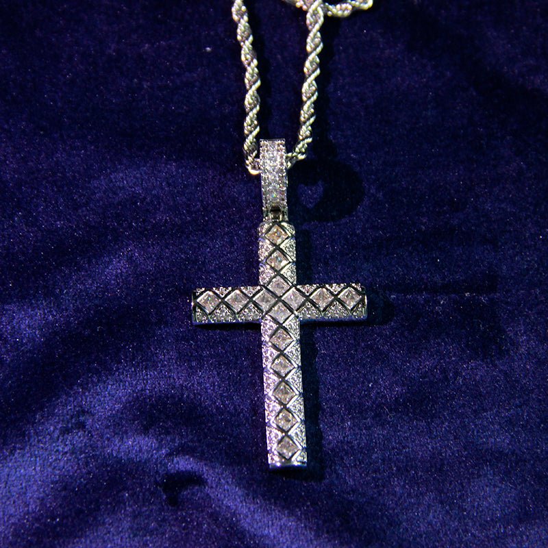 2022 New Iced Cross Pendant ZUU KING