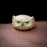 2022 New Iced Owl Ring ZUU KING