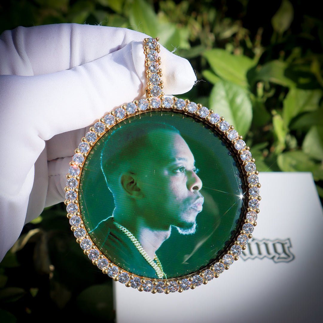 3d Custom Circle Picture Pendant ZUU KING