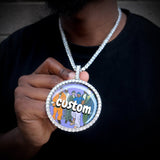 3d Custom Circle Picture Pendant ZUU KING