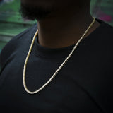 3mm Tennis Chain In Gold Plated ZUU KING