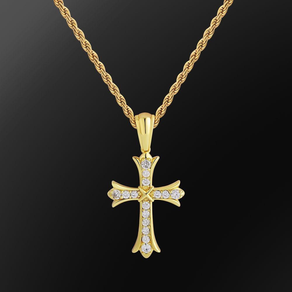 Retro Cross Pendant Necklace ZUU KING