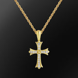 Retro Cross Pendant Necklace ZUU KING