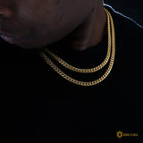 6mm No-stone Miami Cuban Chain In Gold ZUU KING