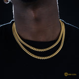 6mm No-stone Miami Cuban Chain In Gold ZUU KING