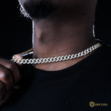 8mm 1-row Iced Cuban Chain In 18k Gold ZUU KING