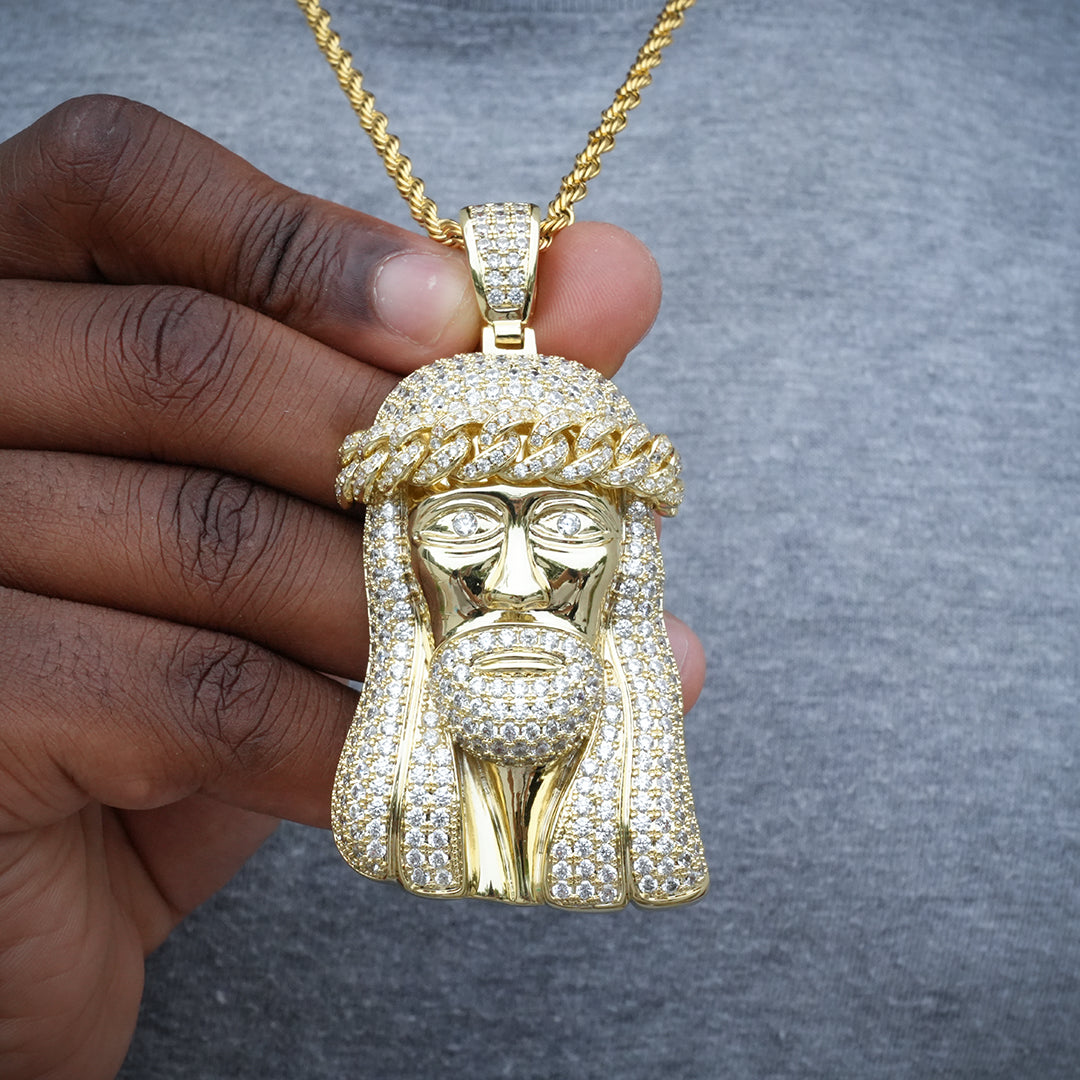 Iced Large Jesus Pendant ZUU KING