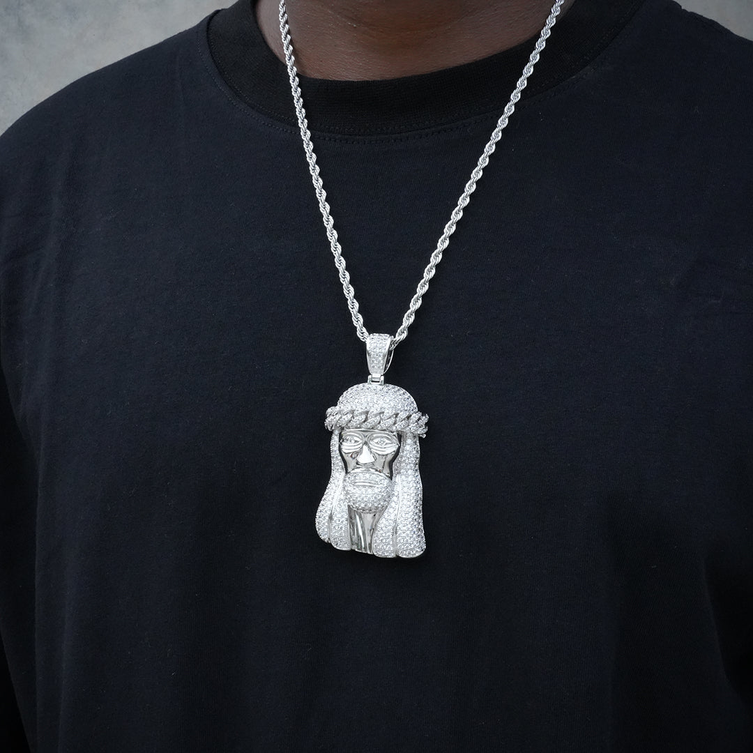 Iced Large Jesus Pendant ZUU KING