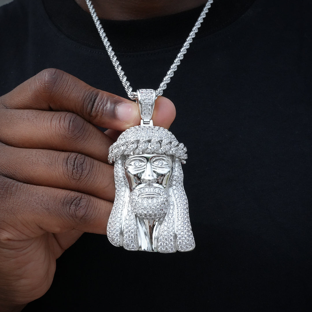 Iced Large Jesus Pendant ZUU KING