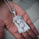 Iced Large Jesus Pendant ZUU KING