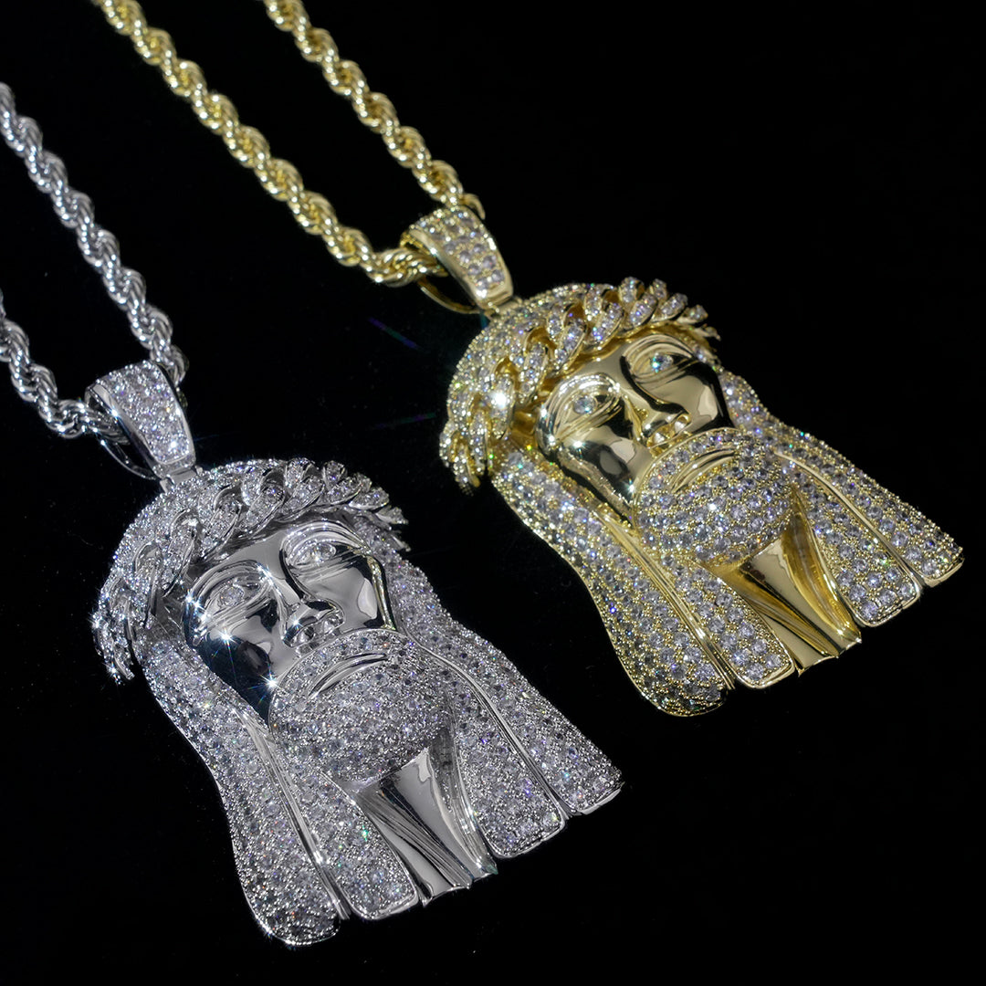 Iced Large Jesus Pendant ZUU KING